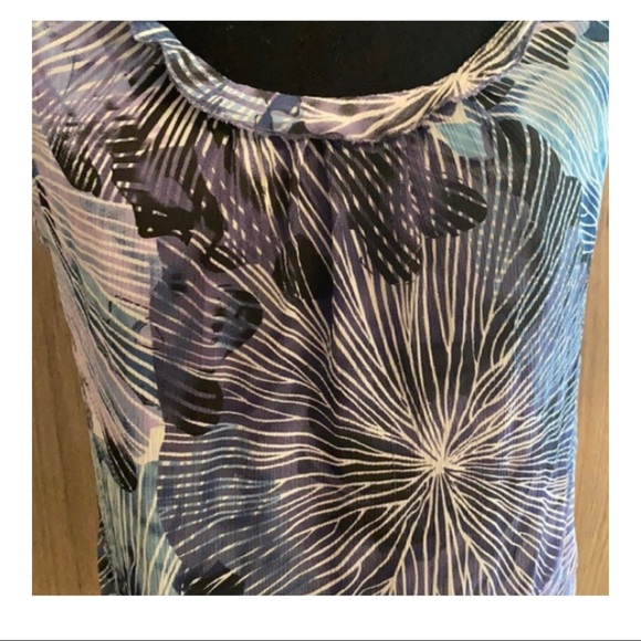 Spense Colorful Ruffle Neck Blouse - Picture 2 of 5